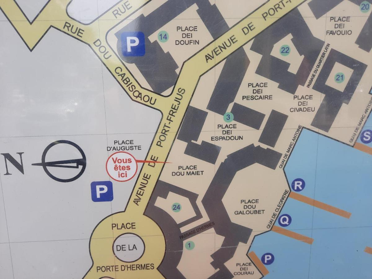 Coeur Marina Climatise Terrasse Parking Daire Fréjus Dış mekan fotoğraf